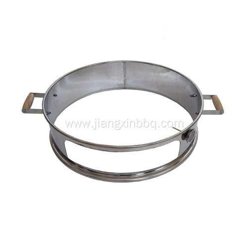 Stainless Steel Pizza Ring For 22.5-Inch Kettle Grills